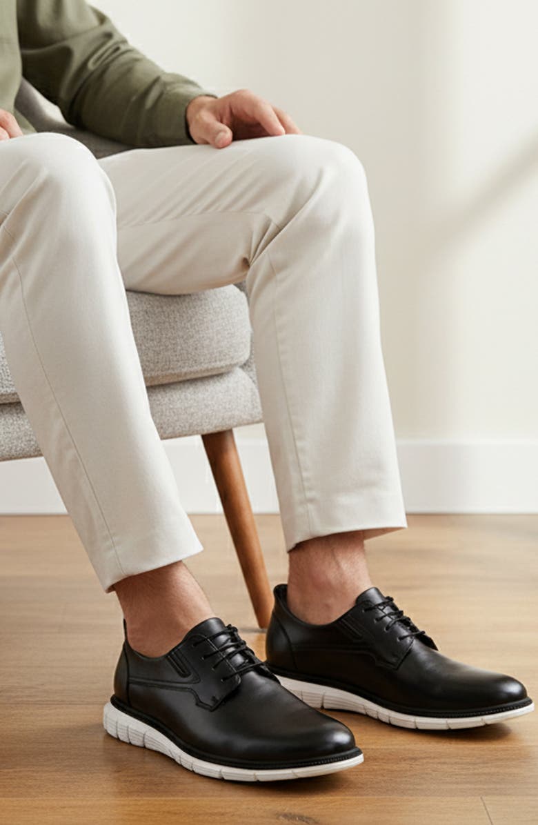 Marc Joseph New York Cloud Street Plain Toe Casual Oxford, Alternate, color, Black