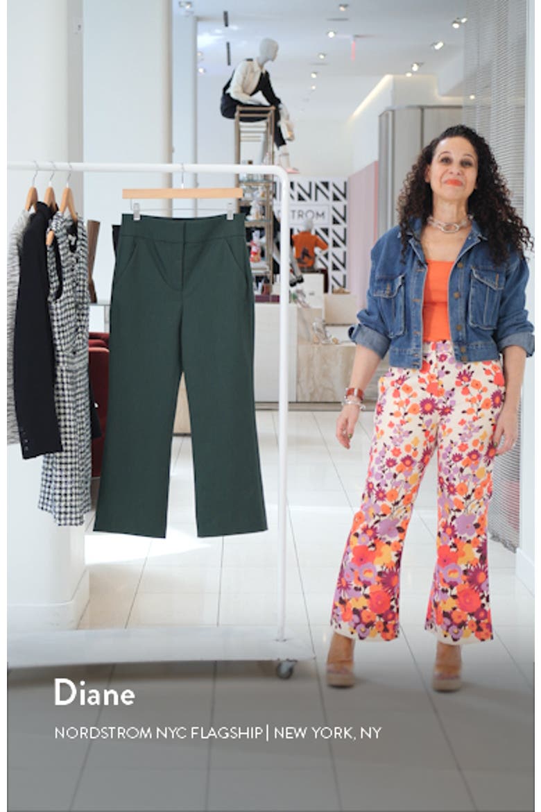 Cormac High Waist Crop Flare Trousers video