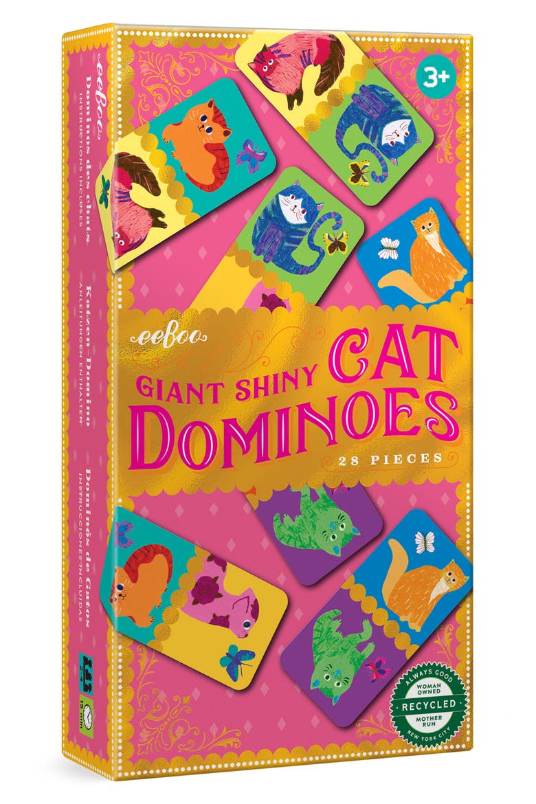 Giant Shiny Cat Dominoes, Main, color, MULTI