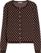 Sandy Liang Fable Polka Dot Cardigan