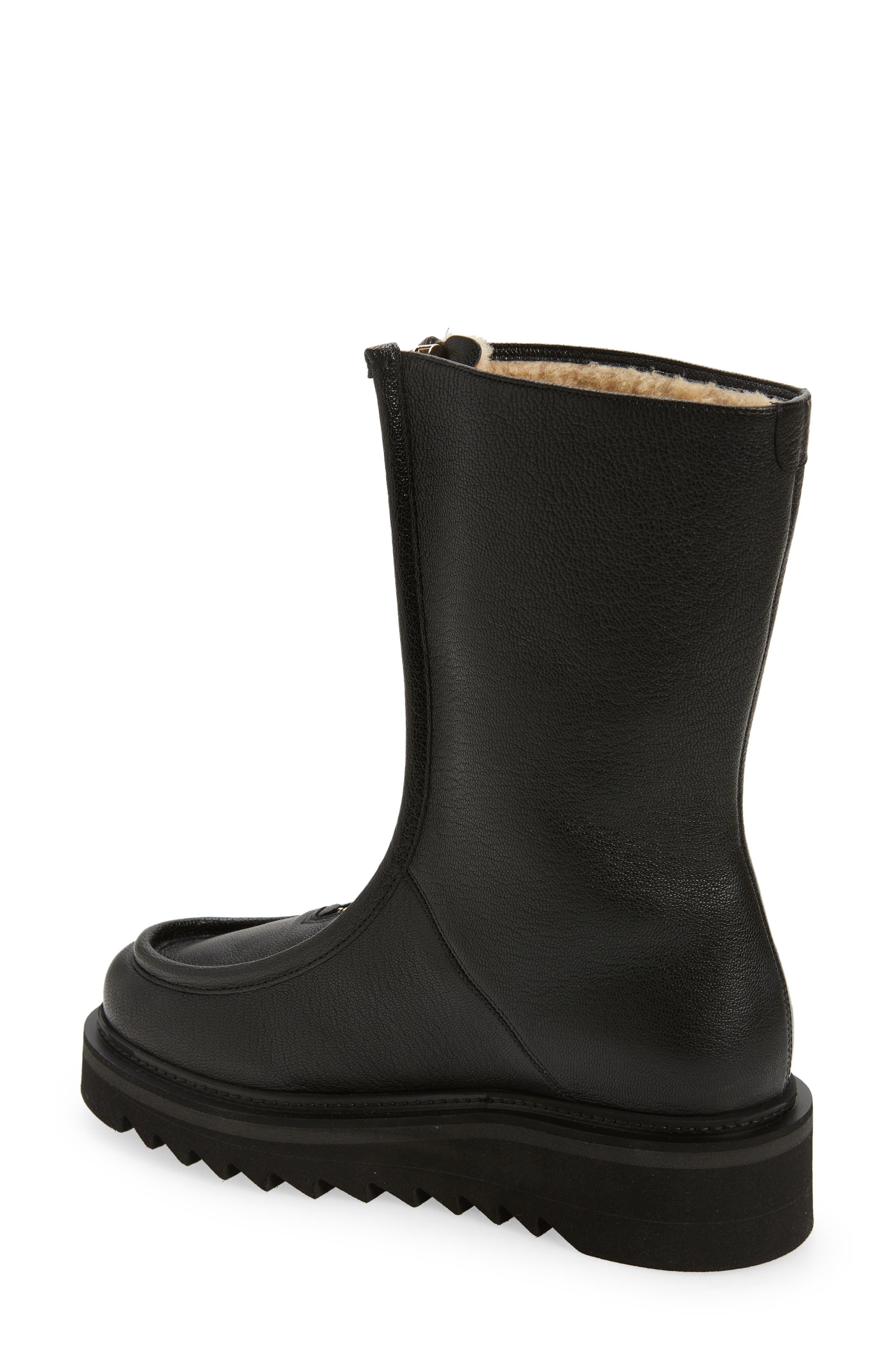 FERRAGAMO Euralio Genuine Shearling Lined Boot, Alternate, color, 