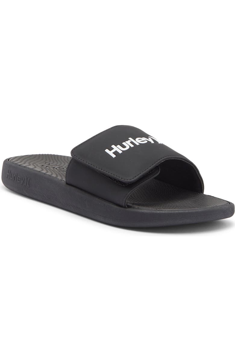 Hurley Logo Slide Sandal, Main, color,