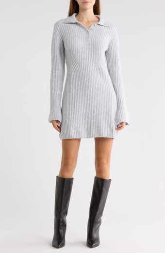 Naloma Collared Long Sleeve Minidress