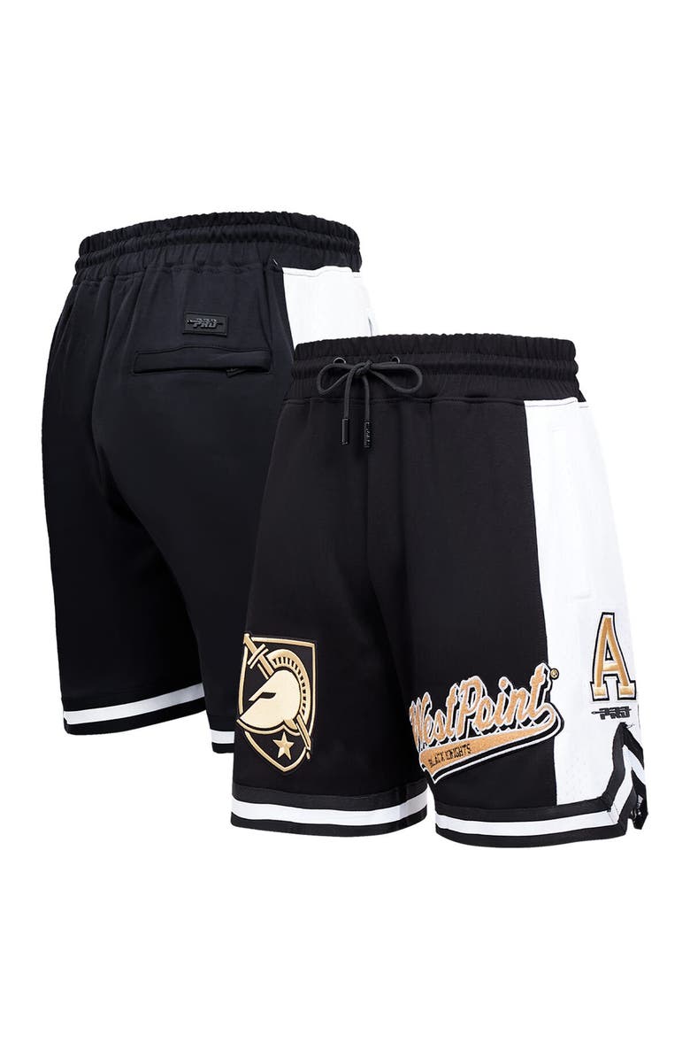 PRO STANDARD Men's Pro Standard Black Army Black Knights Script Tail DK 2.0 Shorts, Alternate, color, Black