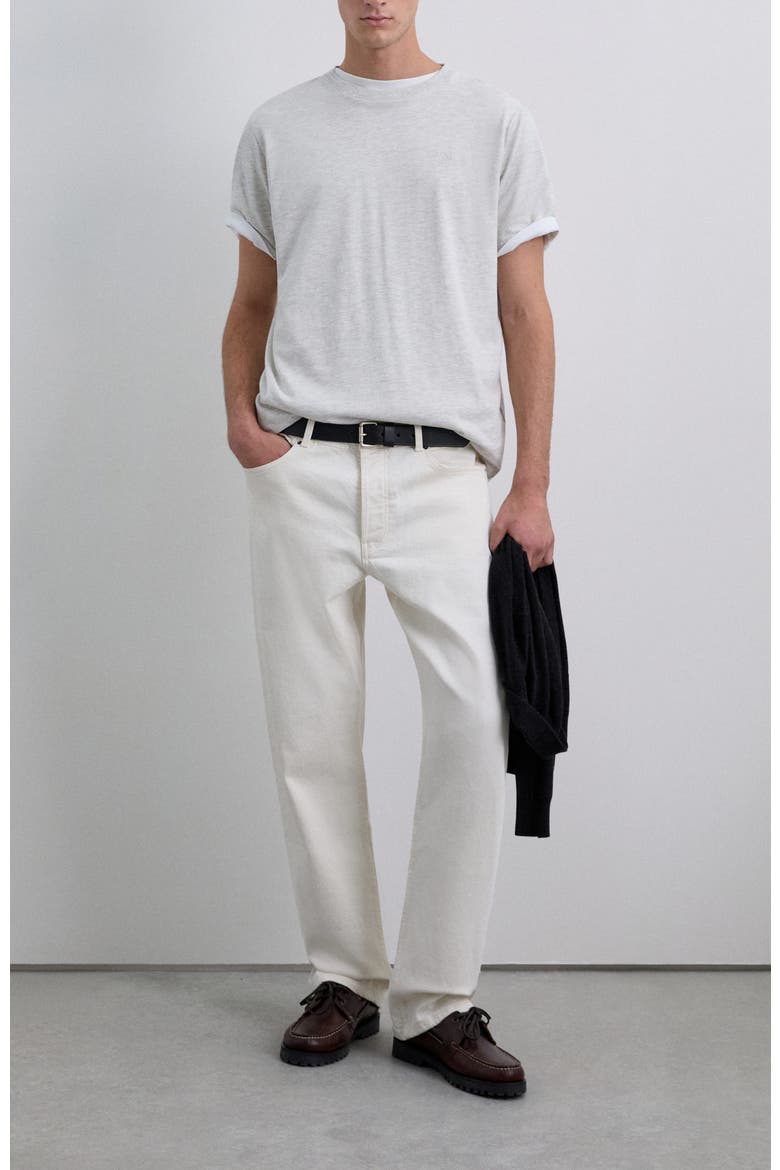 Slub Tee, Alternate, color, Creammelange