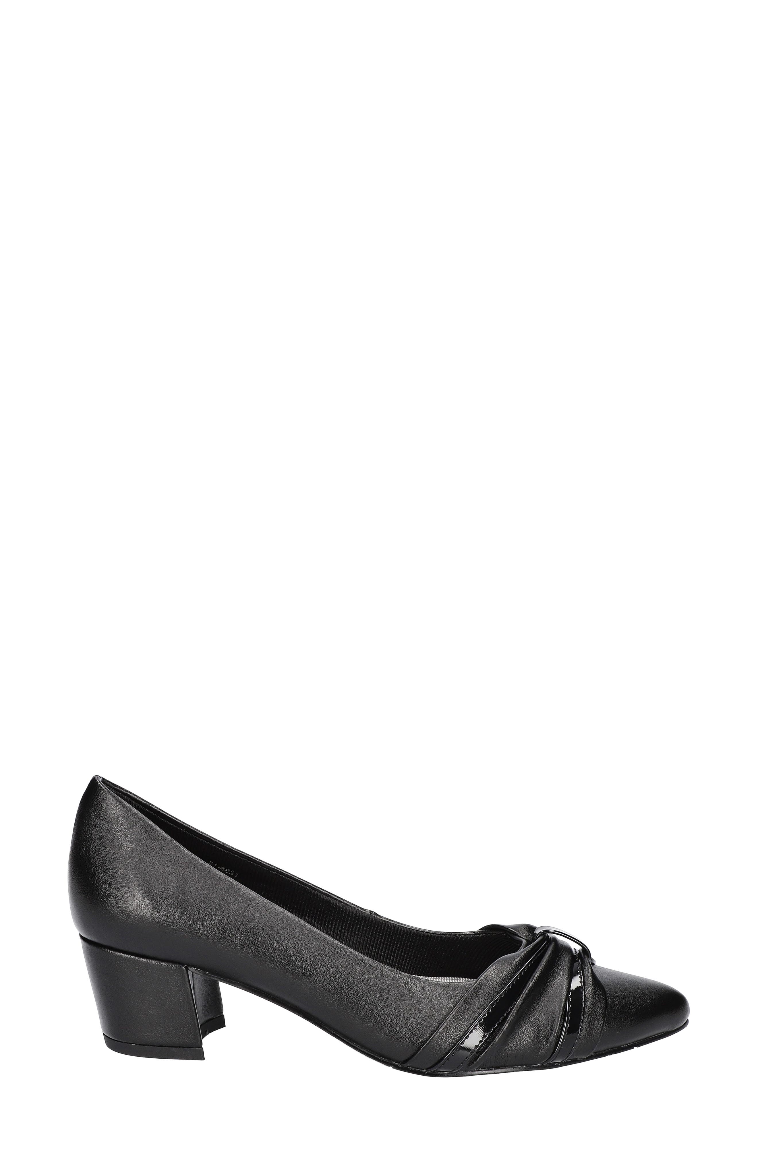 EASY STREET Millie Ruched Pump, Alternate, color, Black
