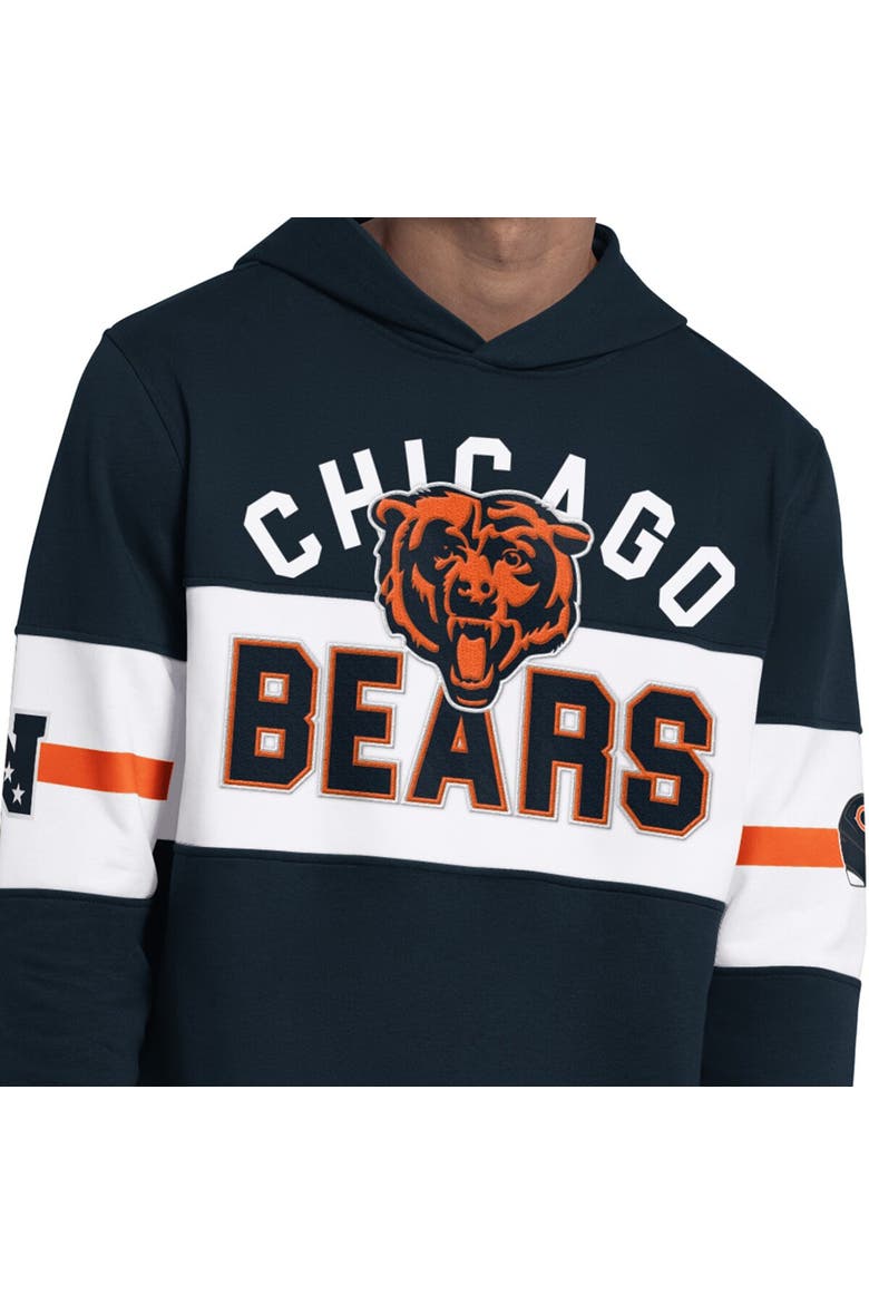 Men's Starter  Navy Chicago Bears Fullback Jersey Hoodie, Alternate, color, Navy