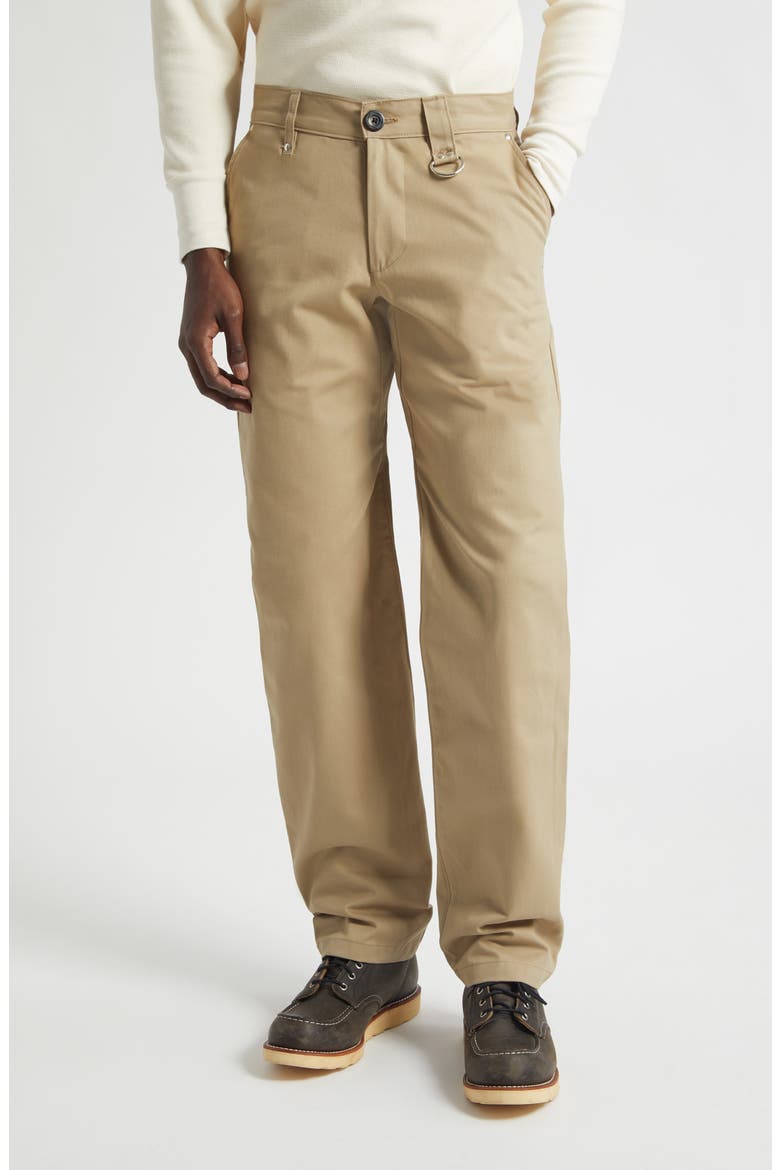 Studded Chinos, Main, color, BIRCH
