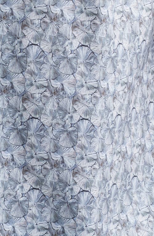 Bugatchi Miles Ooohcotton® Floral Short Sleeve Button-up Shirt In Graphite
