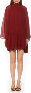 Alexia Admor Pamela Long Sleeve Shift Dress