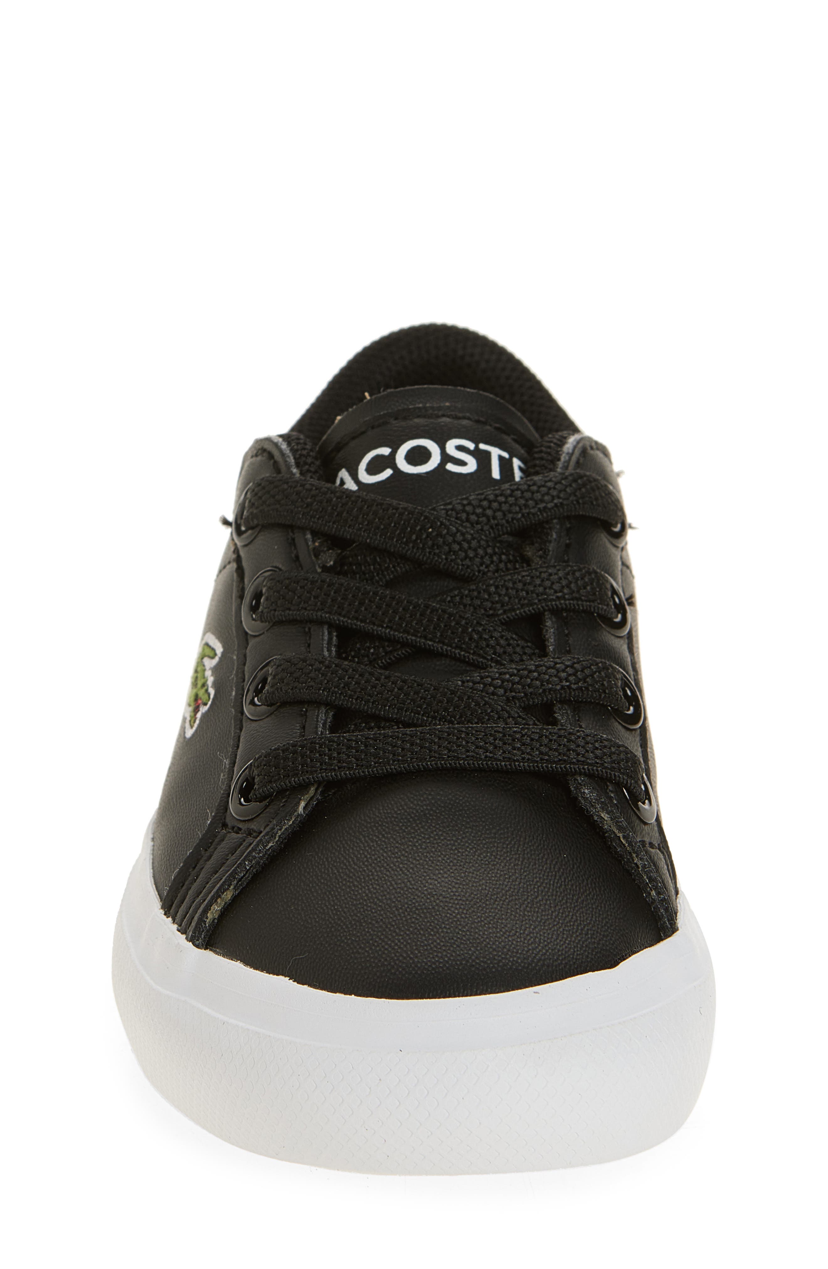 Lacoste Kids' Powercourt Sneaker, Alternate, color, Black/ White