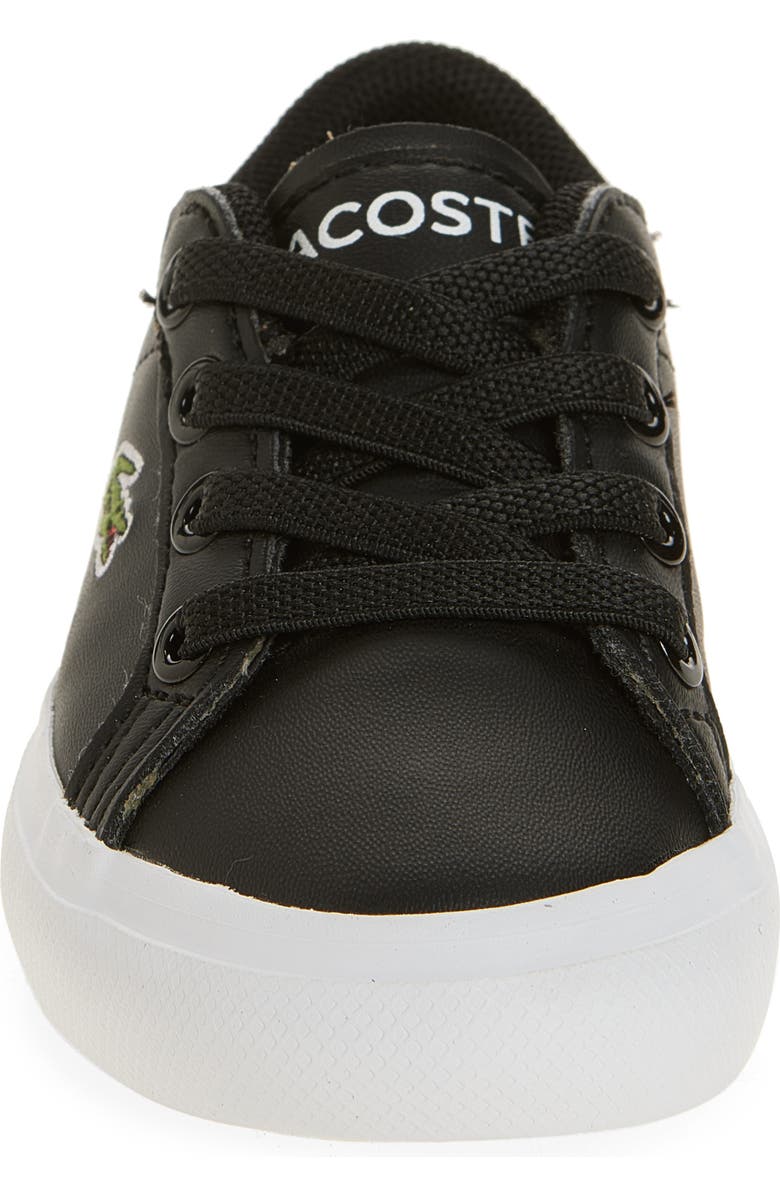 Lacoste Kids' Powercourt Sneaker, Alternate, color, Black/ White