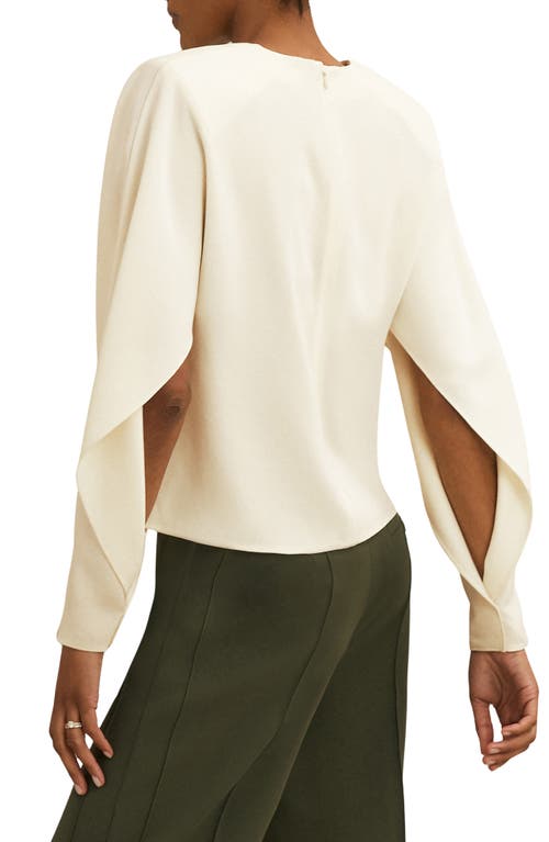 Reiss Atelier Luella Split Sleeve Top