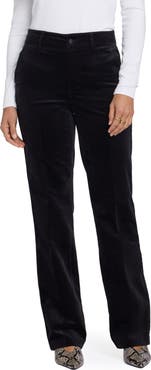 NYDJ Straight Leg Velveteen Trouser Pants