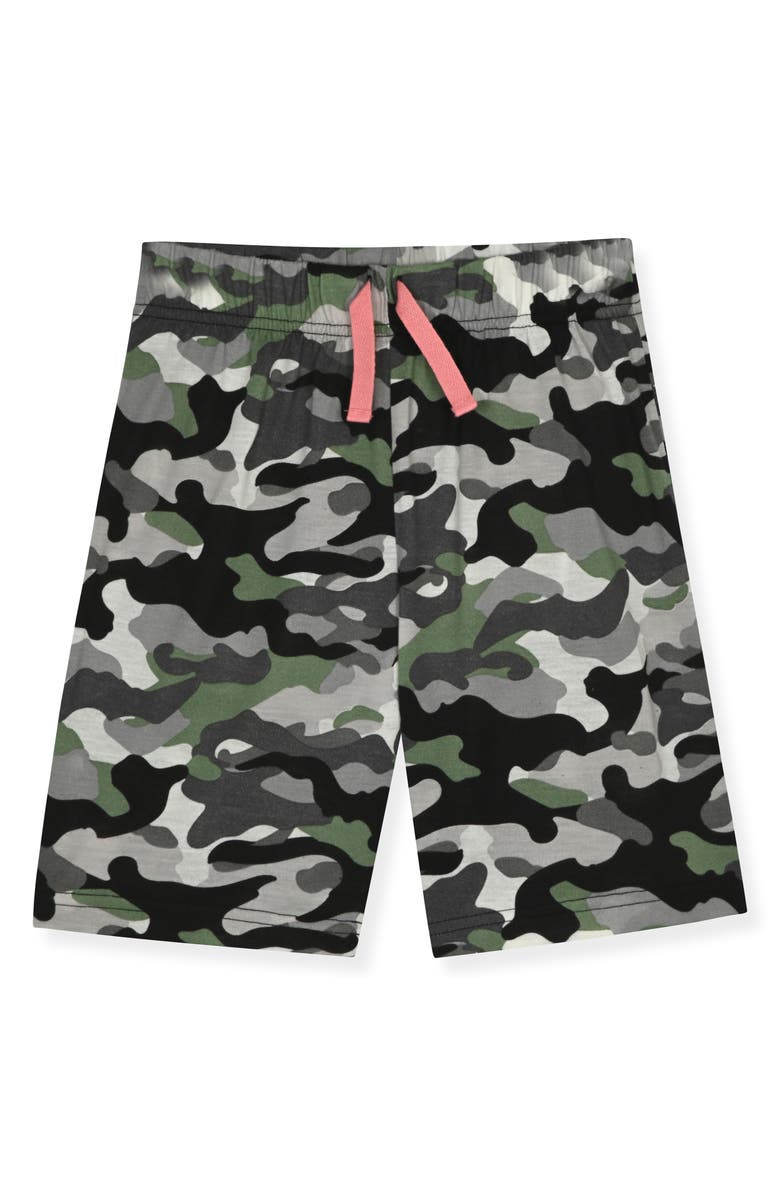 SLEEP ON IT Kids' T-Shirt & Pajama Shorts Set, Alternate, color, Gray