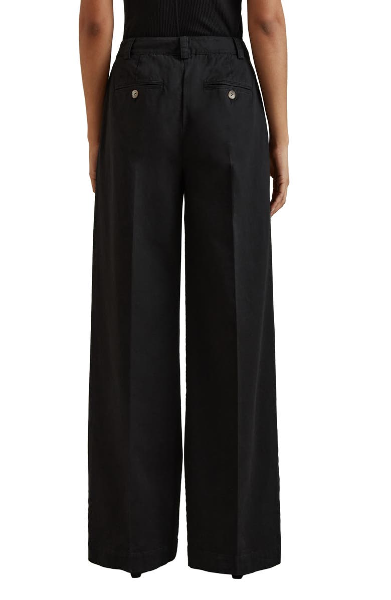 Reiss Astrid Front Pleat High Rise Wide Leg Pants, Alternate, color,