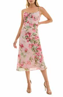 Socialite Bias Cut Midi Sundress