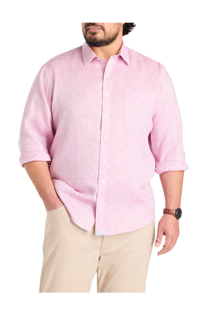 Untuckit Fit by Dxl Big & Tall Wildehart Sport Shirt, Main, color, Pink