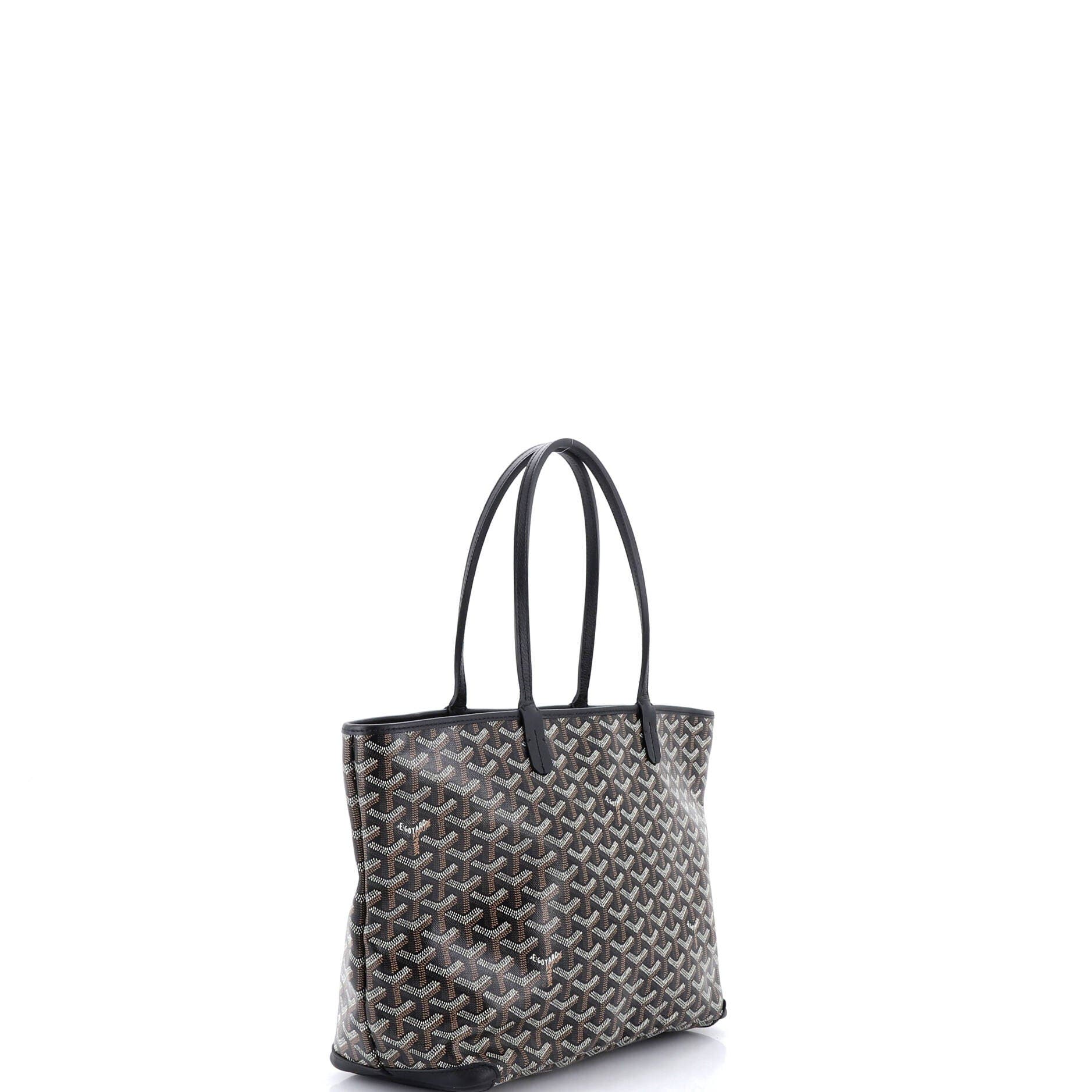 Pre-Owned Goyard Artois Tote Coated Canvas PM, Alternate, color, Black