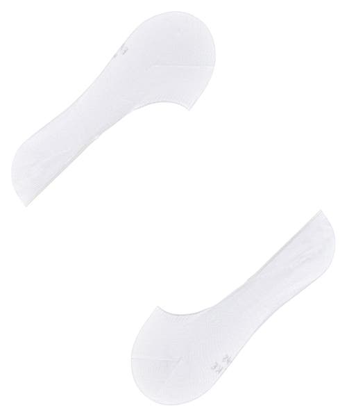 Falke Step Cotton No Show Socks In White