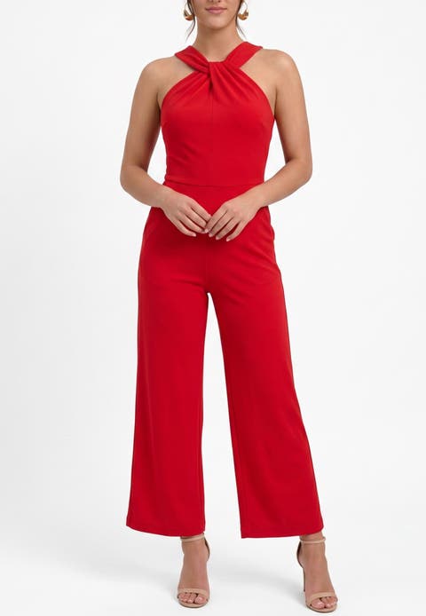 CBS HALTER JUMPSUIT