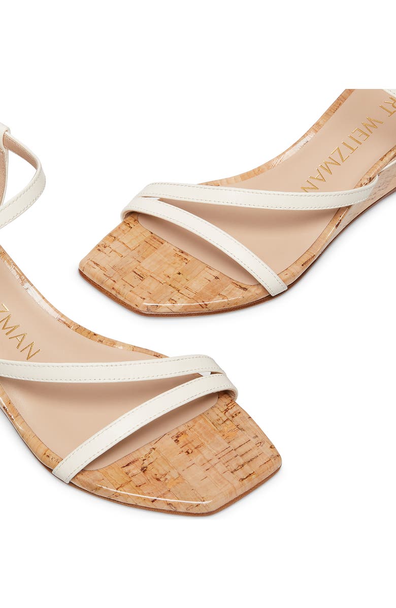 Stuart Weitzman Oasis 50 Wedge Sandal, Alternate, color, Seashell