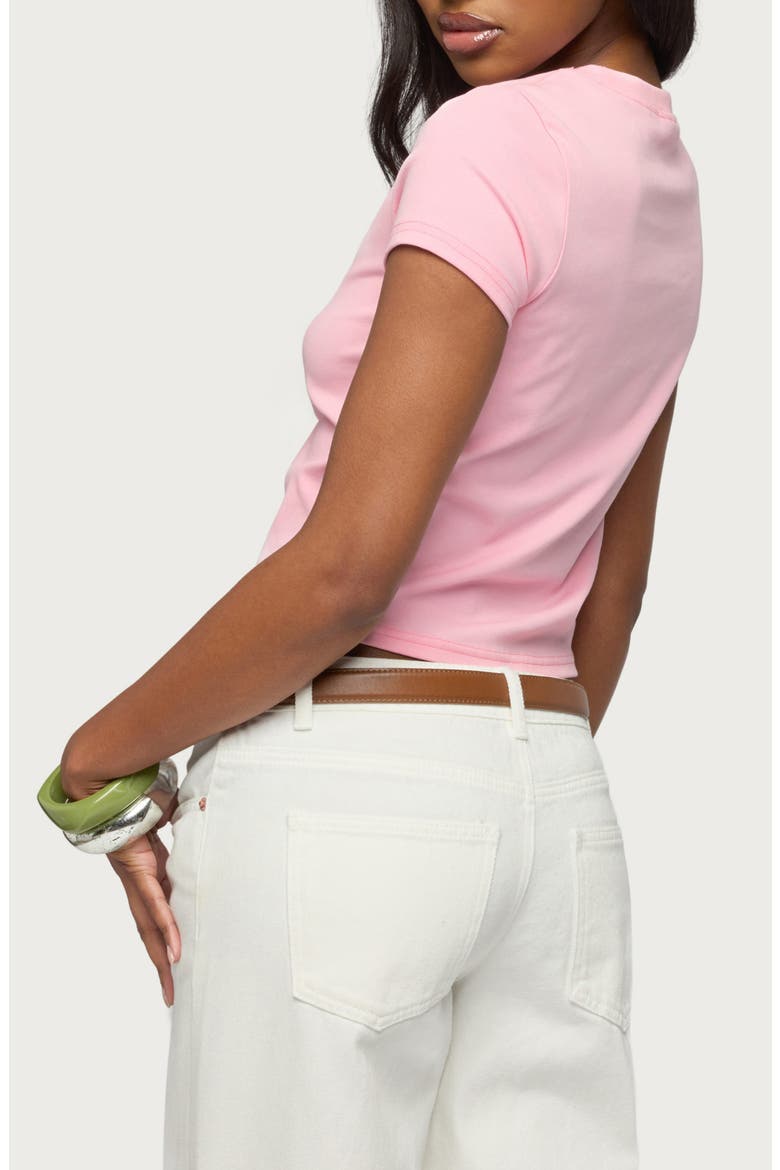 Cherry Crush Appliqué Baby Tee, Alternate, color, LIGHT-PINK