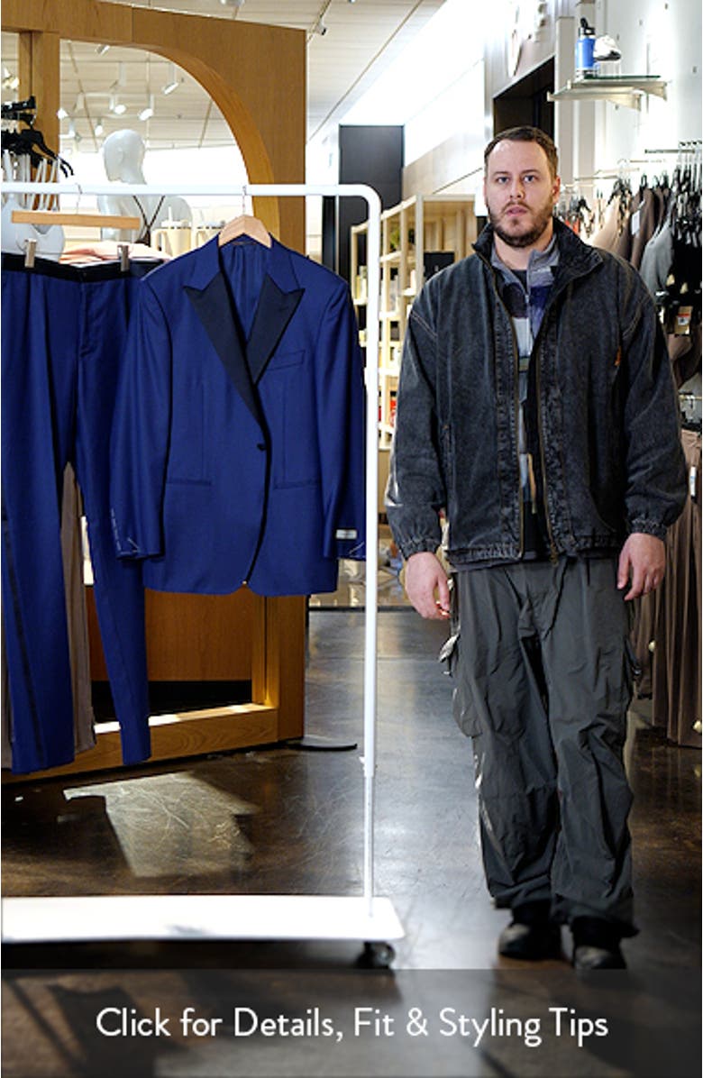 Siena Regular Fit Blue Super 130s Wool Tuxedo, sales video thumbnail