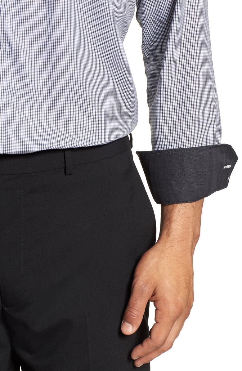 English Laundry Trim Fit Check Dress Shirt, Alternate, color,