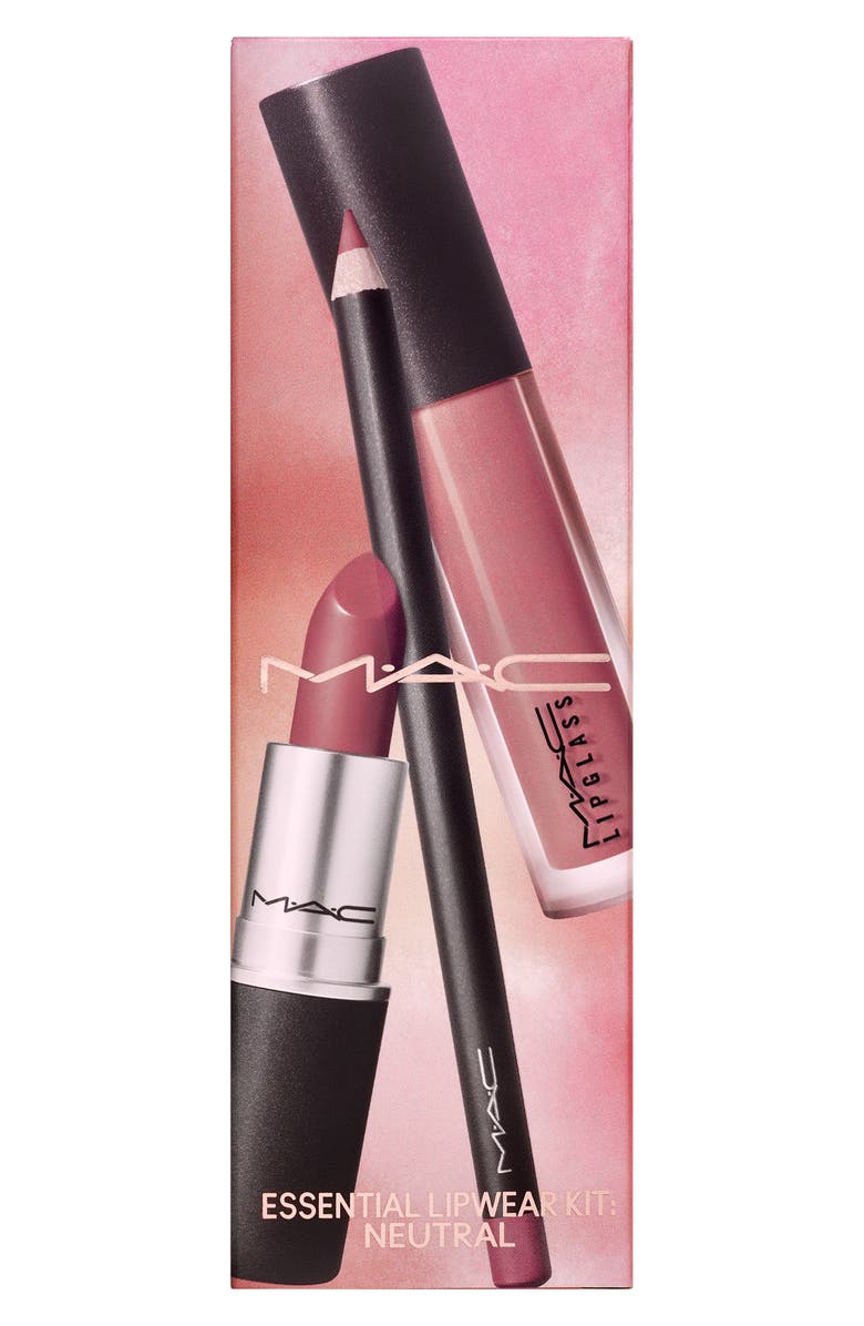 MAC Cosmetics Boldly Bare Essential Lipwear Set $57 Value, Alternate, color, 