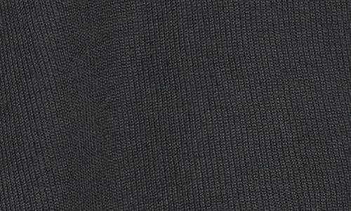Eileen Fisher Mock Neck Organic Linen & Cotton Sweater In Graphite