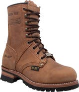 AdTec 9" Steel Toe Logger Boots