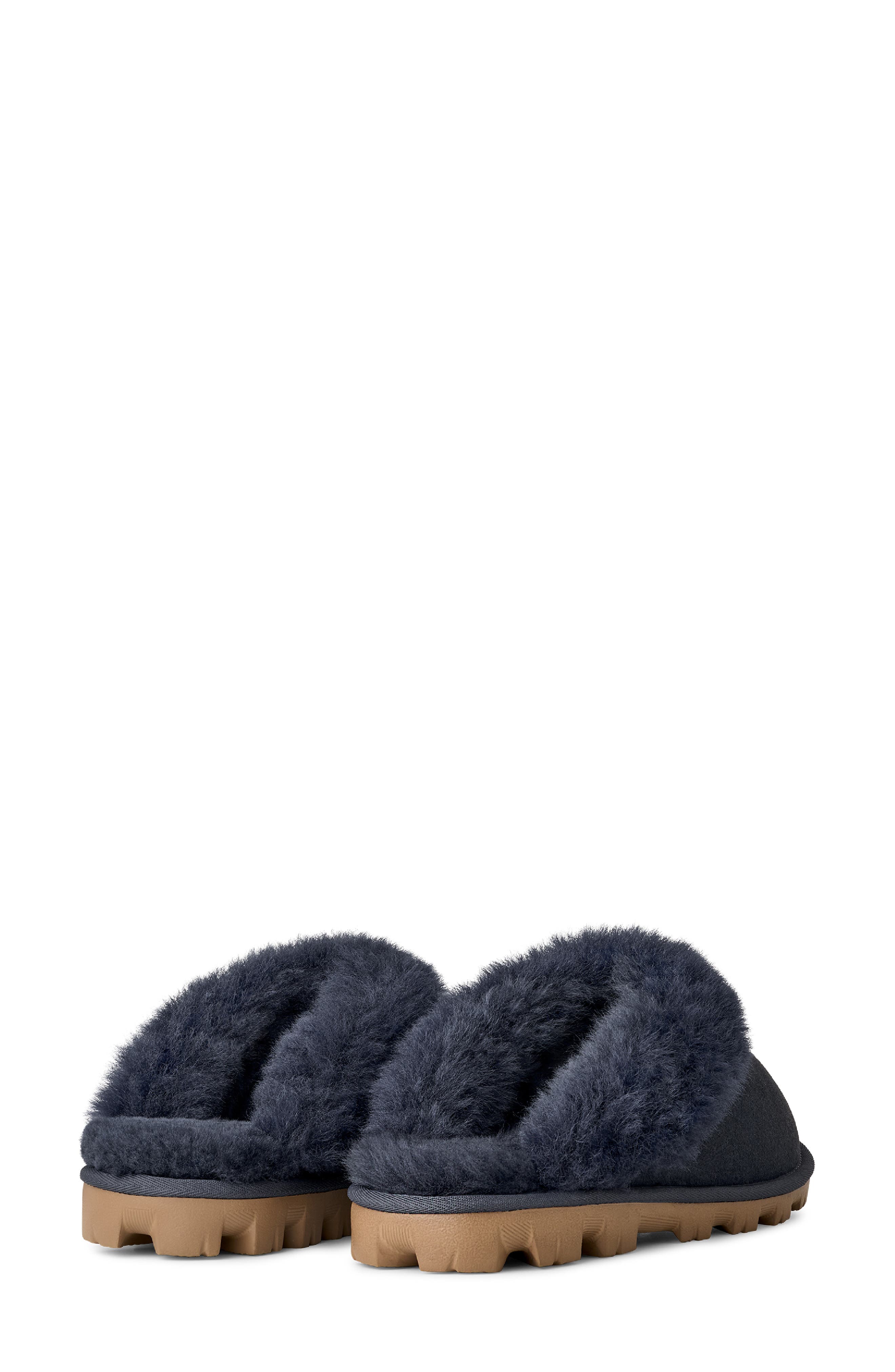 UGG<sup>®</sup> Coquette Genuine Shearling Lined Slipper, Alternate, color, Dark Indigo