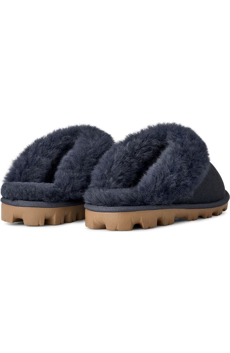 UGG<sup>®</sup> Coquette Genuine Shearling Lined Slipper, Alternate, color, Dark Indigo