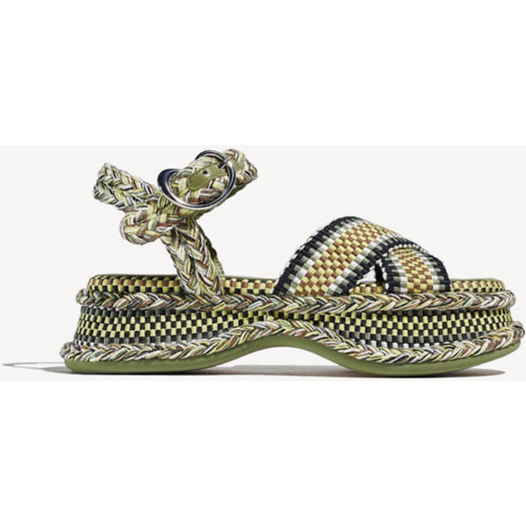 Amambaih Ada Medium Platform Sandals In Multi