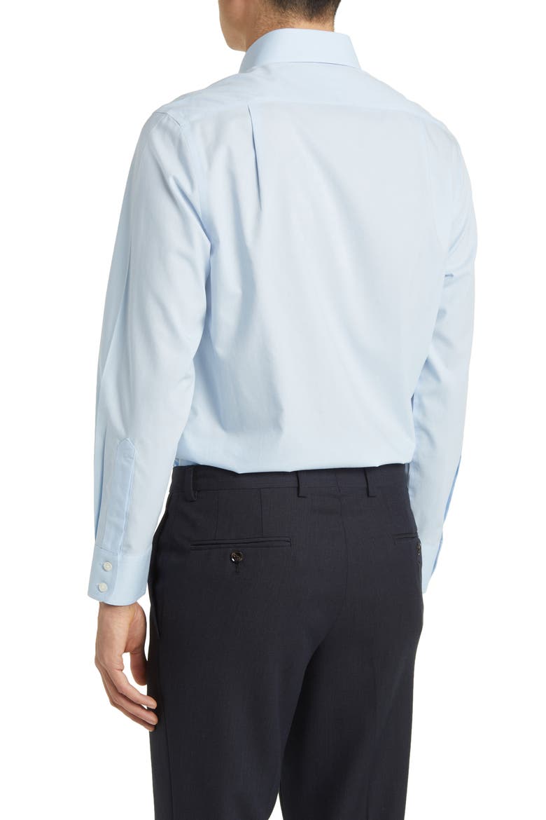 Non-Iron Poplin Shirt, Alternate, color, SKY BLUE