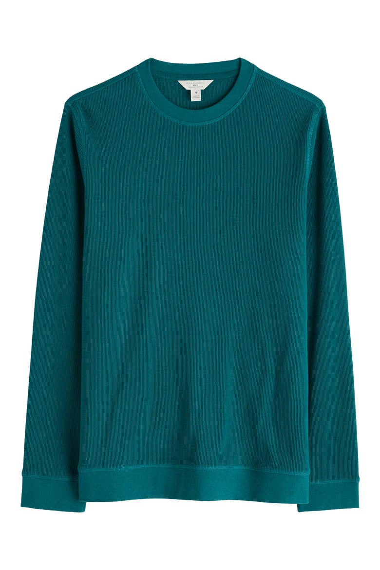 Jackline Waffle Knit Organic Cotton T-Shirt, Alternate, color, KINGFISHER