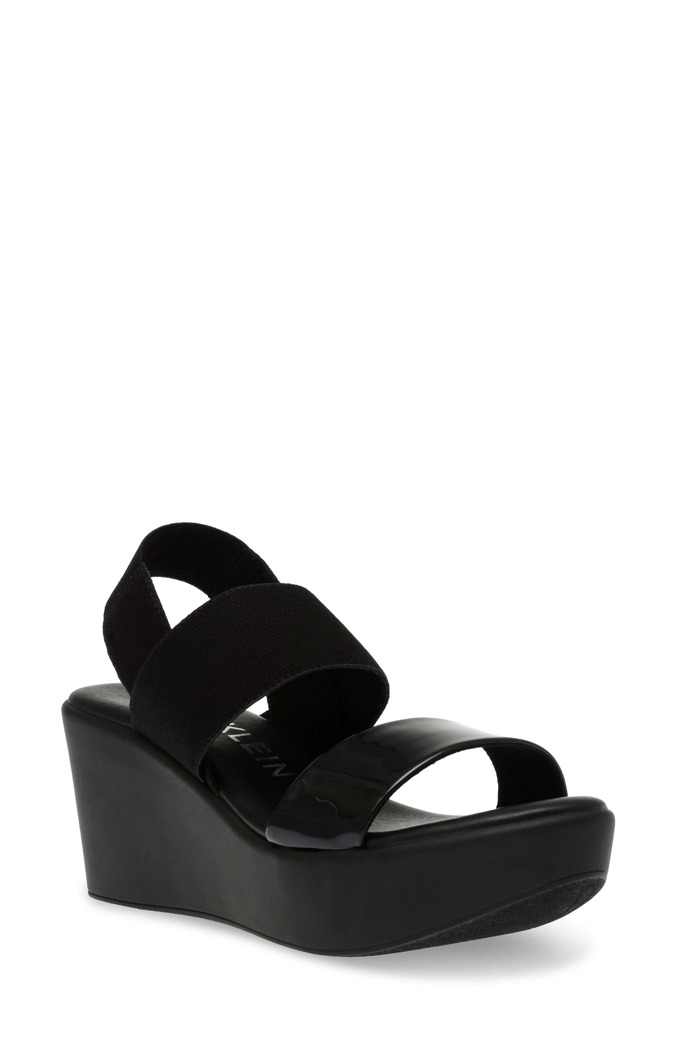 Anne Klein Praga Platform Wedge Sandal, Main, color, 