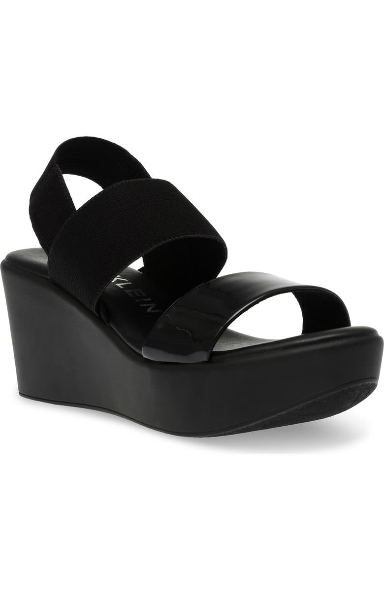 Anne Klein Praga Platform Wedge Sandal, Main, color,