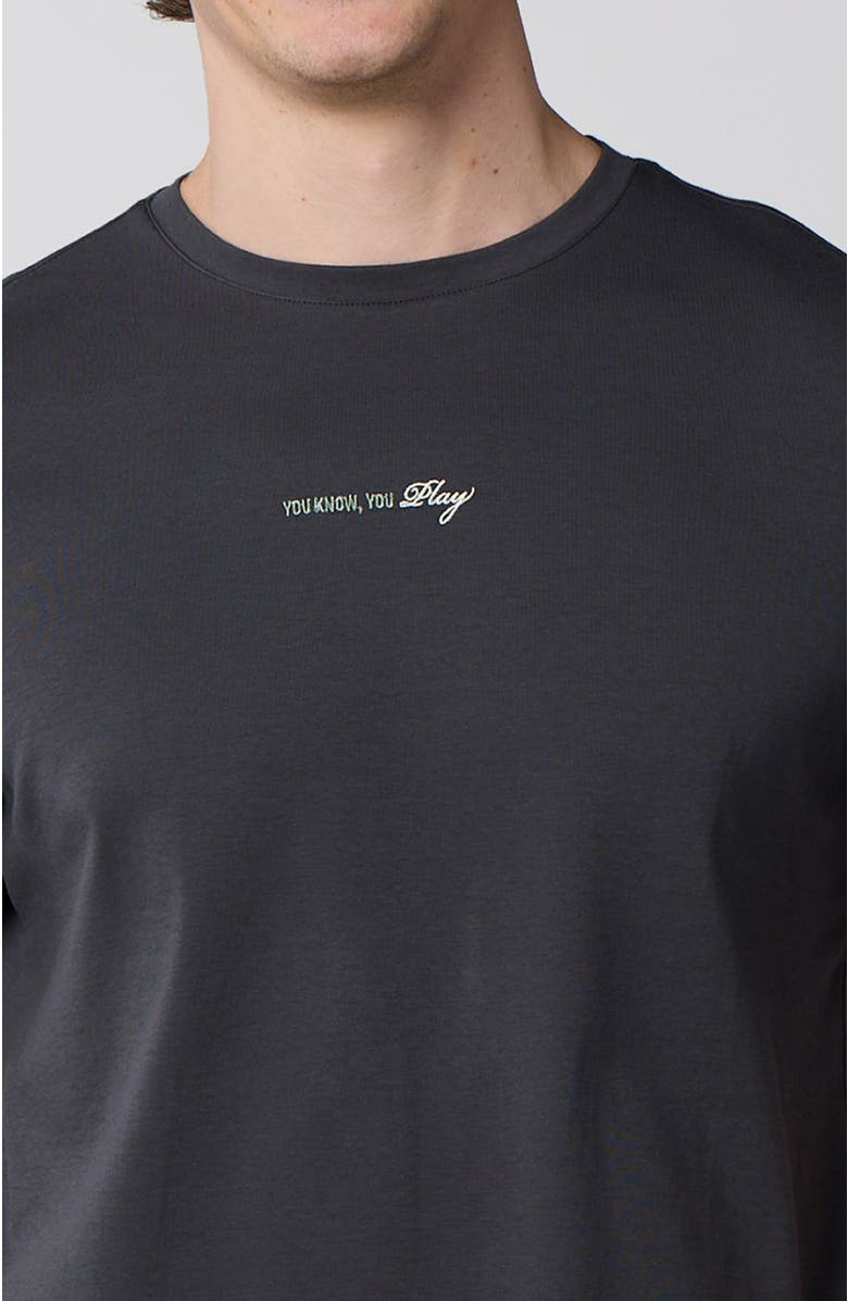 Centerline Athletics Centerline Active Lifestyle You Know You Play Tee, Alternate, color, Black Onyx