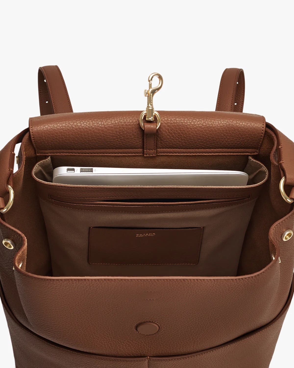 Leather Backpack 16-inch, Alternate, color, Dark Chestnut
