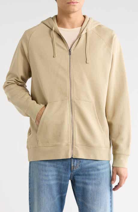 Vince French Terry Zip-Up Hoodie