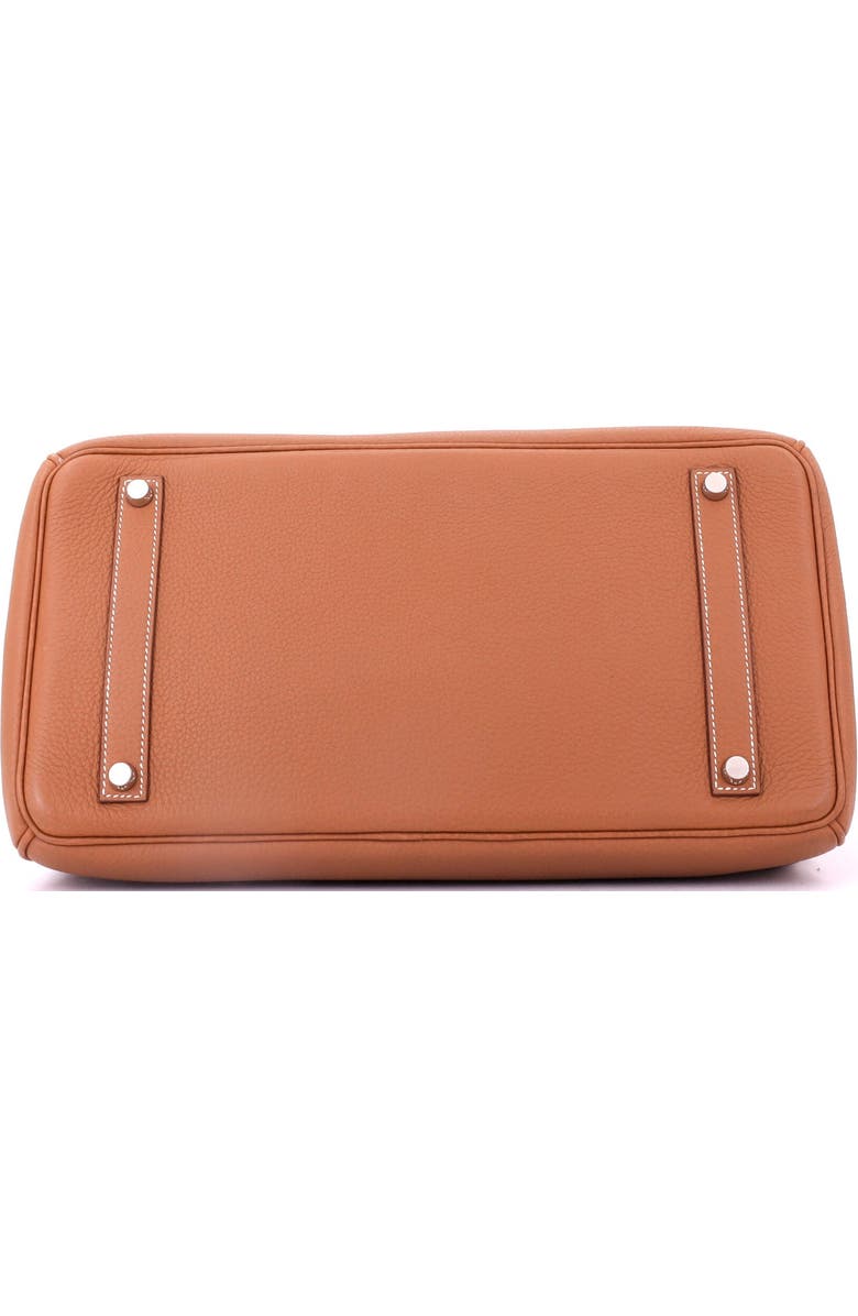 Pre-Owned Hermes Birkin Handbag Brown Togo with Palladium Hardware 35, Alternate, color, Gold