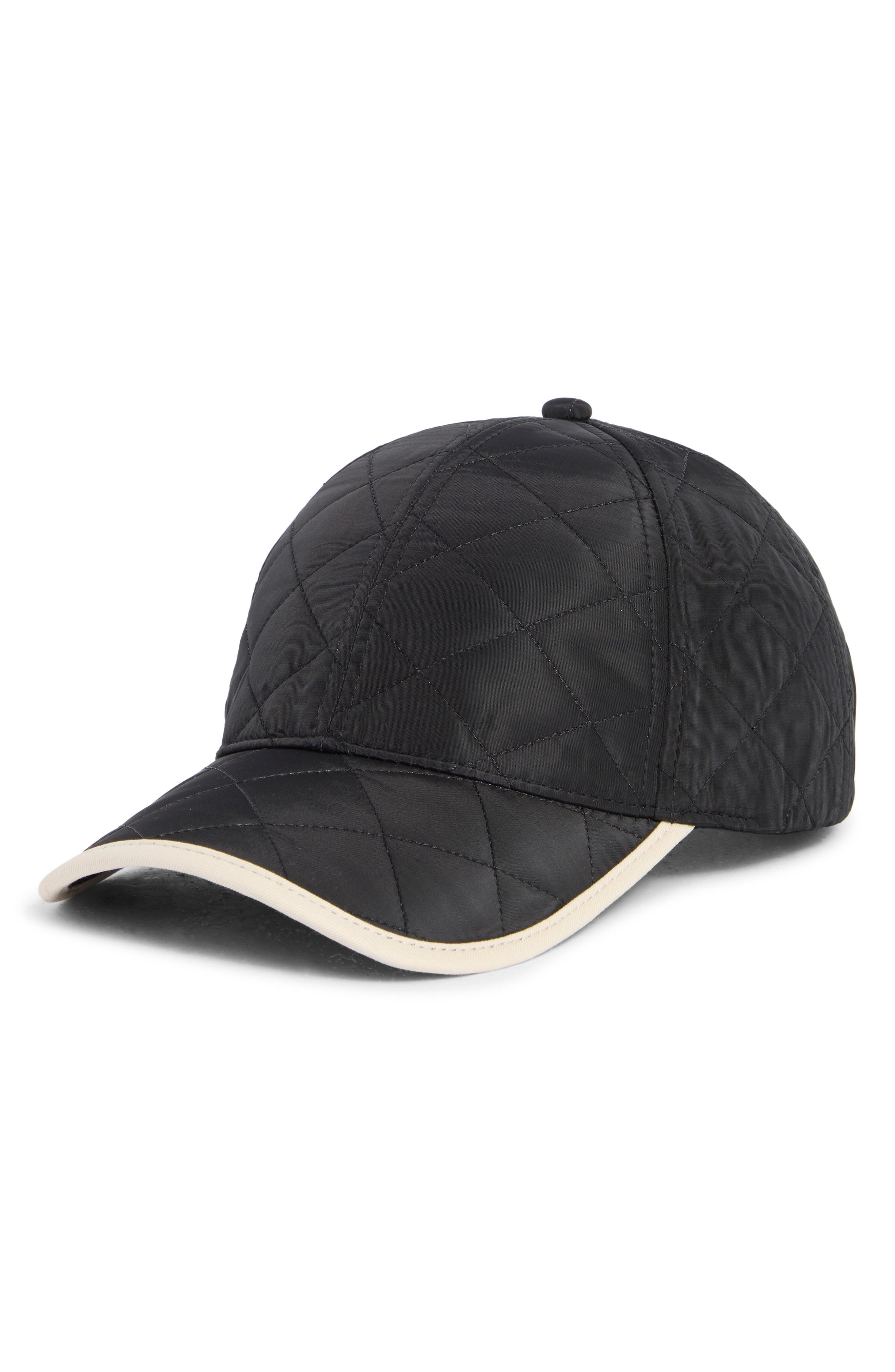 NORDSTROM RACK Nylon Quilt Baseball Cap