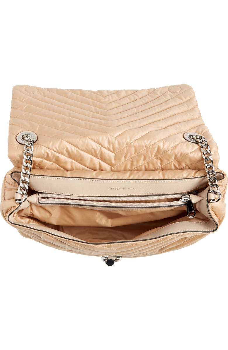 Rebecca Minkoff Edie Nylon Jumbo Flap Shoulder Bag, Alternate, color,