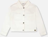 Deux par Deux Embroidery Flower Denim Jacket
