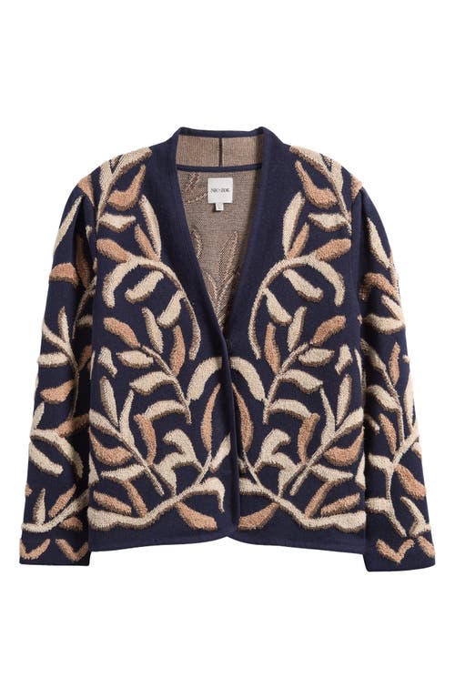 Nic + Zoe Nic+zoe Midnight Fern Tufted Cardigan In Multi