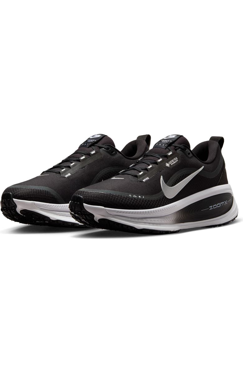 Nike Vomero 18 GTX Gore-Tex<sup>®</sup> Waterproof Running Shoe, Main, color, 002 Black/M Silv
