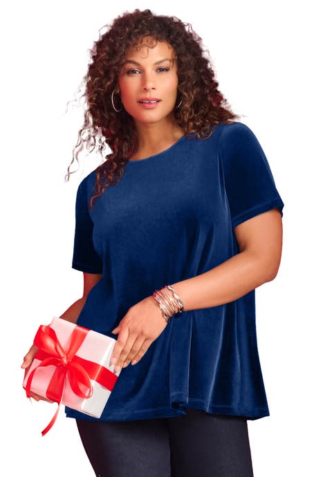 Velour Swing Tee (Plus)
