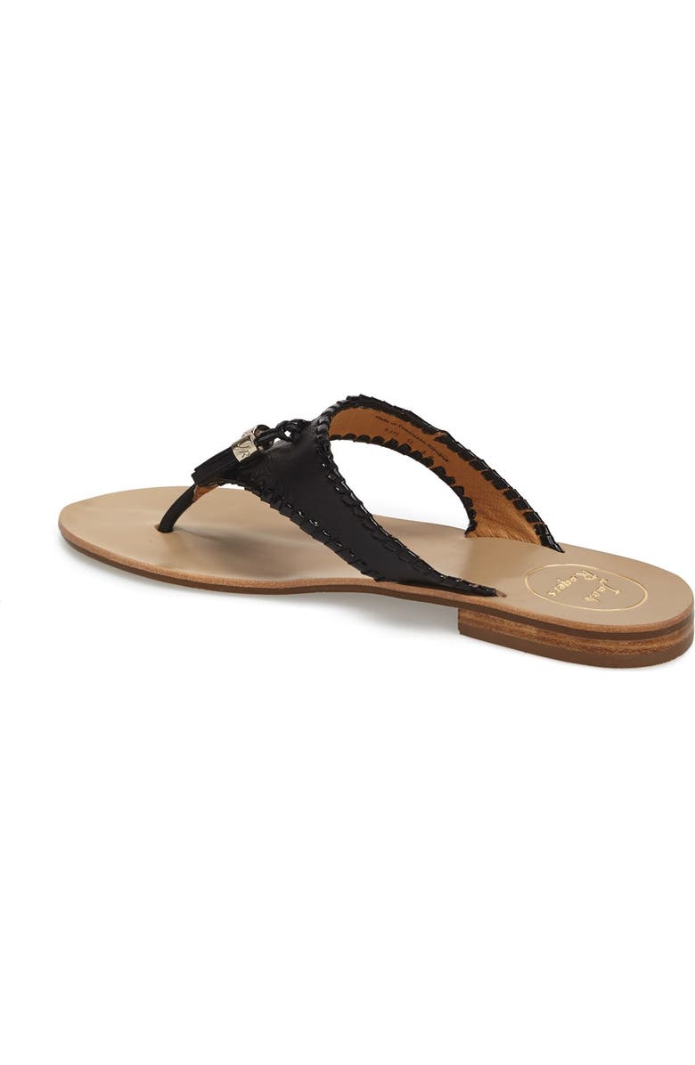 Jack Rogers 'Alana' Leather Thong Sandal, Alternate, color,